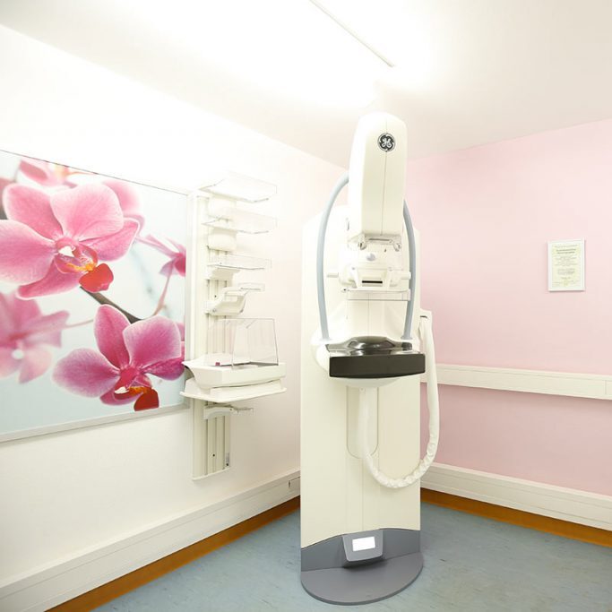 Ansicht eines Mammographen